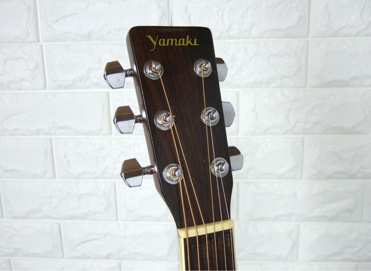 Acoustic Guitar Yamaki YM-500 Natural Made in Japan 1970s with