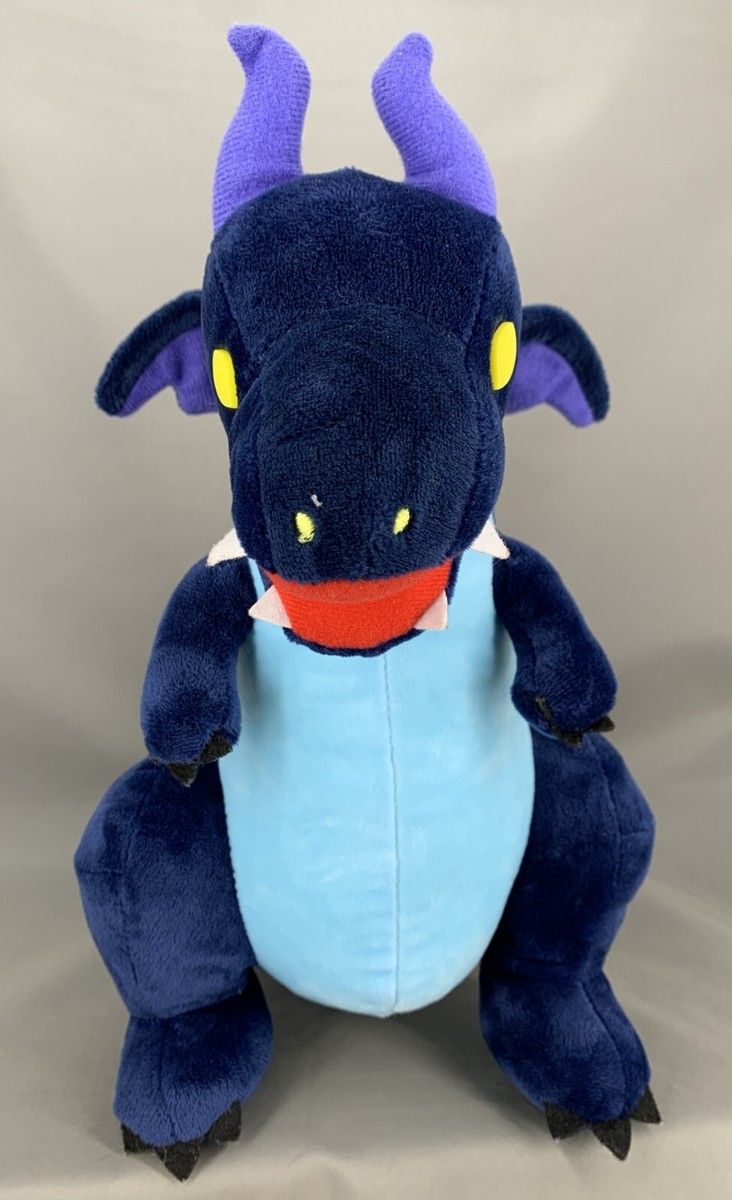 Amuse Darkness Dragon Big Plush Toy Navy Blue 13.5