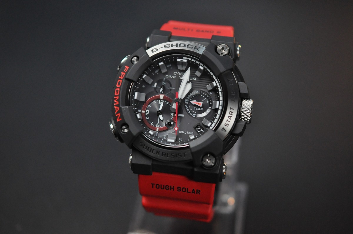 CASIO G-SHOCK GWF-A1000-1A4 MASTER OF G FROGMAN Tough Solar Men