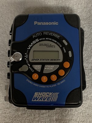 PANASONIC RQ-SW20 Shockwave Cassette Player AM/FM *Only Radio