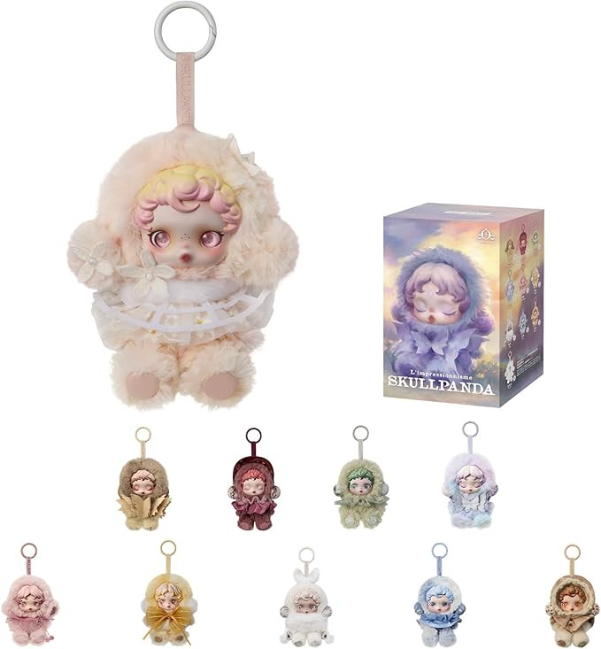 POP MART SKULLPANDA L'impressionnisme Series Plush Authentic