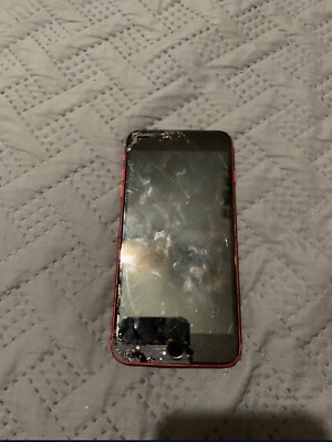 iphone 8 plus product red broken screen and back selling for parts