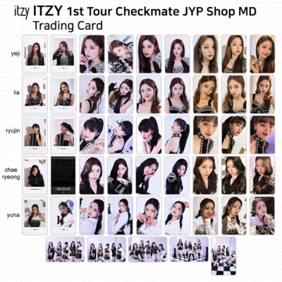 ITZY 1st Tour Checkmate Official MD Trading card Photocard JYP