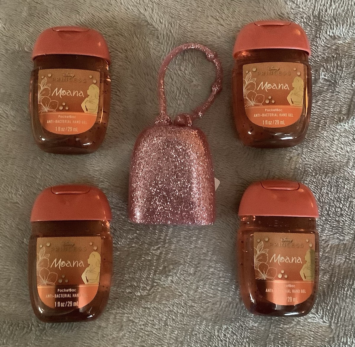 BATH & BODY WORKS HAND SANITIZER (4) DISNEY MOANA FREE HOLDER | eBay