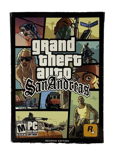 Grand Theft Auto: San Andreas Second 2nd Edition - PC, DVD Video