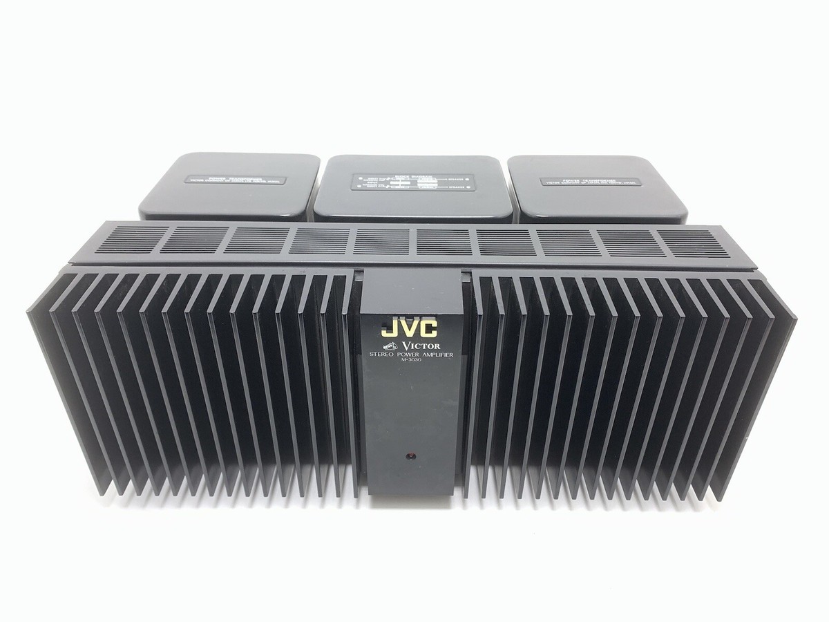 JVC VICTOR M-3030 Stereo Power Amplifier 200W RMS Vintage 1977