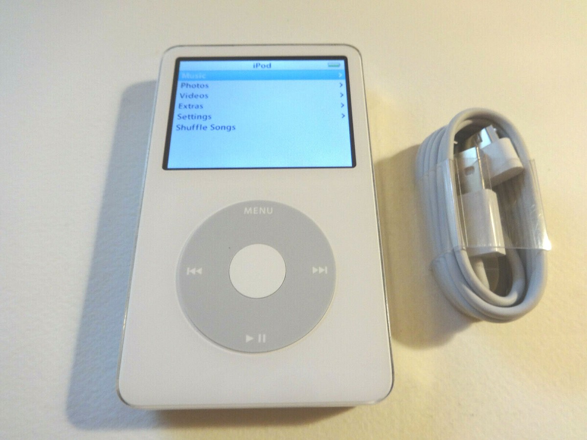 APPLE iPOD CLASSIC 5TH GEN. WHITE 60GBWOFLSON CHIPNEW