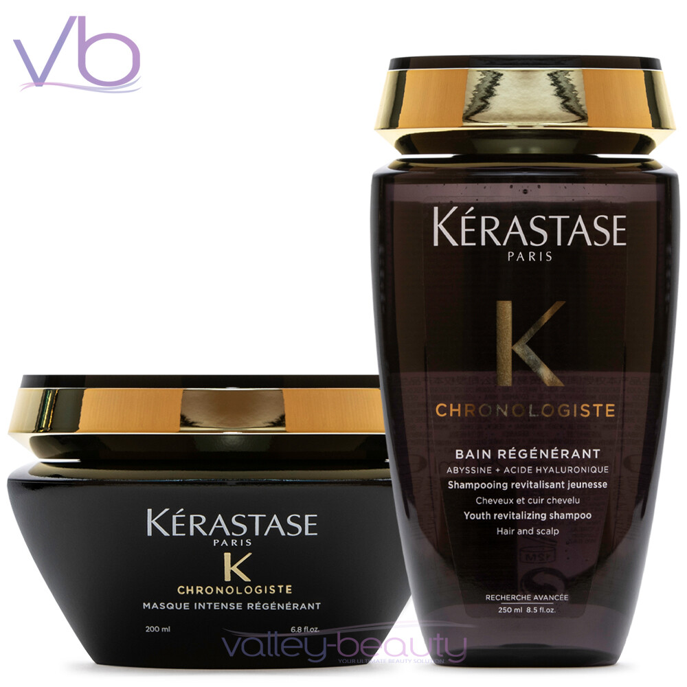 KERASTASE Chronologiste Regenerant Set, Shampoo, Masque, Bain