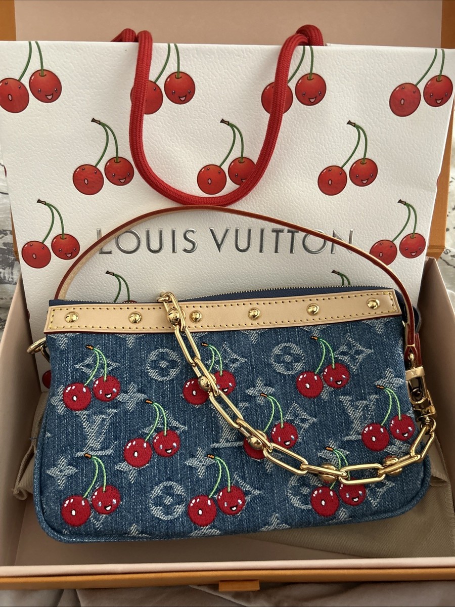 Louis Vuitton Cherry Murakami M13994 LV x TM Pochette Accessories