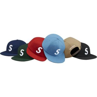 Supreme Wool S Logo 6-Panel Cap Blue Navy Red F/W 15 | eBay
