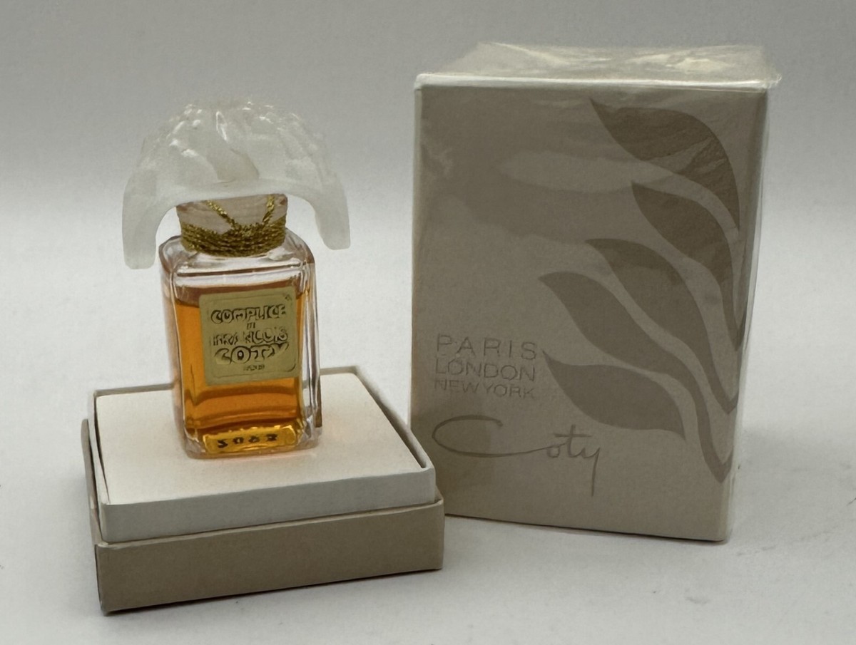 Vintage Coty Complice de Francois Paris Perfume 0.25 fl oz NEW IN