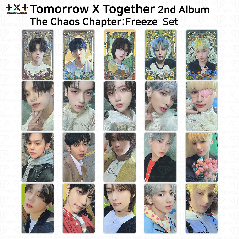 TXT 2nd Album The Chaos Chapter Freeze Official Photocard OS