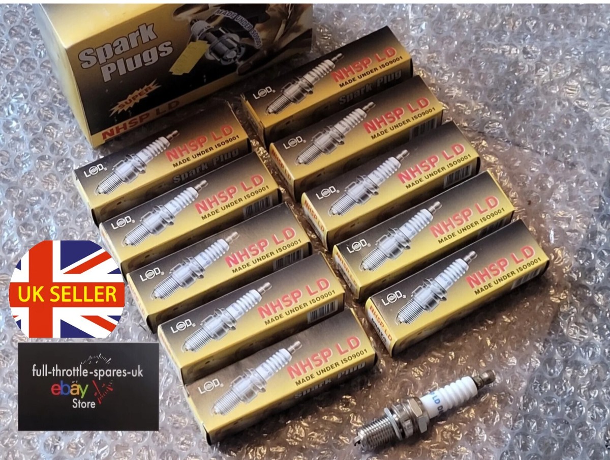 SPARK PLUG NHSP -LD D8RTC / NGK - DR8EA TORCH SPARK PLUGS X10 SET