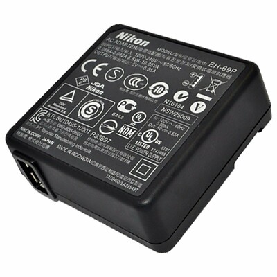 NIKON EH-69P + UC-E6 AC Adapter Charger for Coolpix P510, S8200