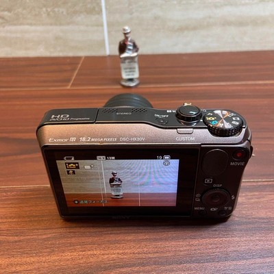 Sony Cyber-shot DSC-HX30V 18.2MP Digital Camera - Black for sale