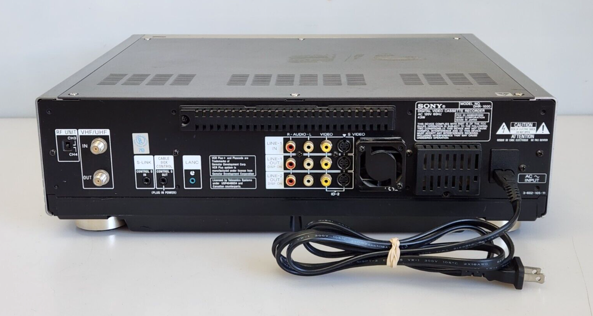 SONY DHR-1000 MiniDV Digital Video HiFi Stereo TBC Cassette