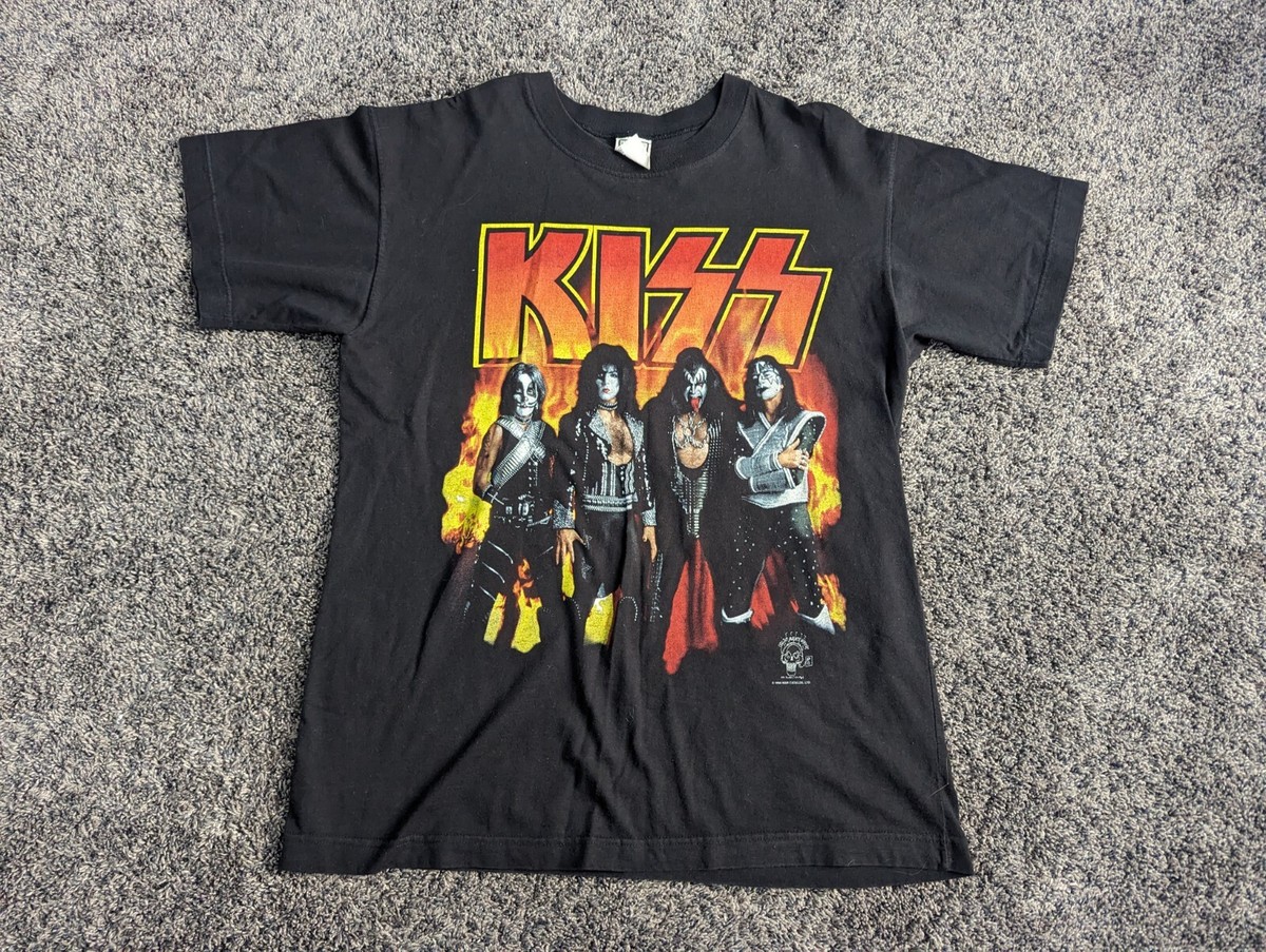 Vintage KISS 1996 Alive Worldwide Tour Band T Shirt Size L EUC | eBay
