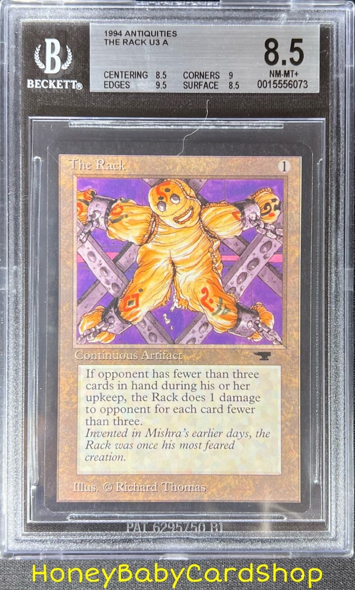 MTG Antiquities 1994 The Rack BGS 8.5Q++ (Baby Quad++) NM/MT+ Old