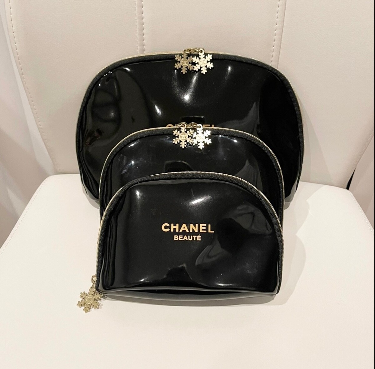 Chanel Makeup Pouches Set | eBay