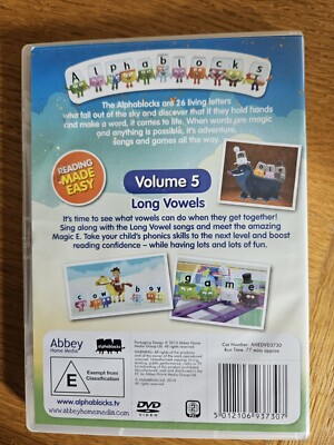 ALPHABLOCKS VOLUME 5 LONG VOWELS DVD KIDS CBEEBIES | eBay