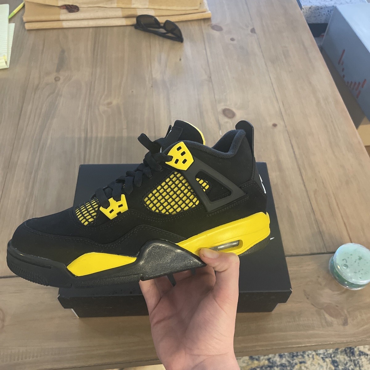 Air Jordan 4 Thunder GS NIB Dead Stock Size 6Y | eBay