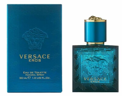 VERSACE EROS EAU DE TOILETTE SPRAY FOR MEN 1.0 Oz / 30 ml BRAND