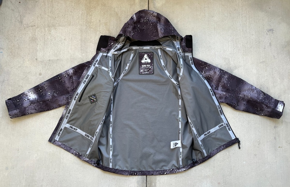 Palace Gore-Tex Palex Jacket Black Rain Size XL FW19 | eBay