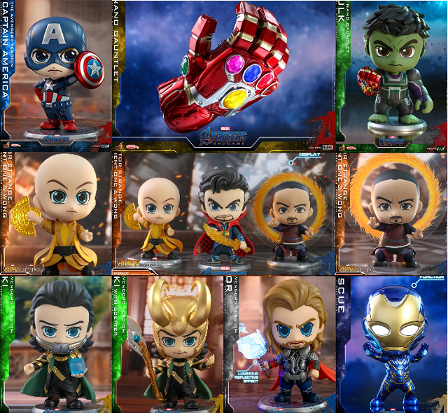 Hot Toys Cosbaby heroes-Endgame Bobble-Head Dolls Super Hero