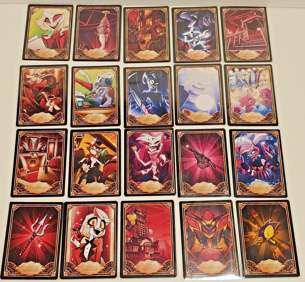 Hazbin Hotel Trading Cards - Non Foil Set of Commons - 20 Cards