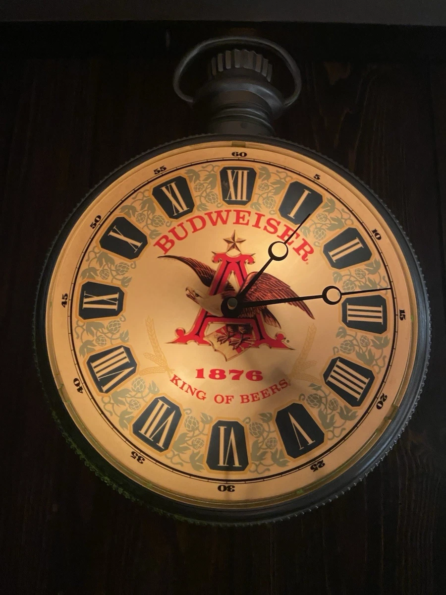 budweiser beer clock | eBay