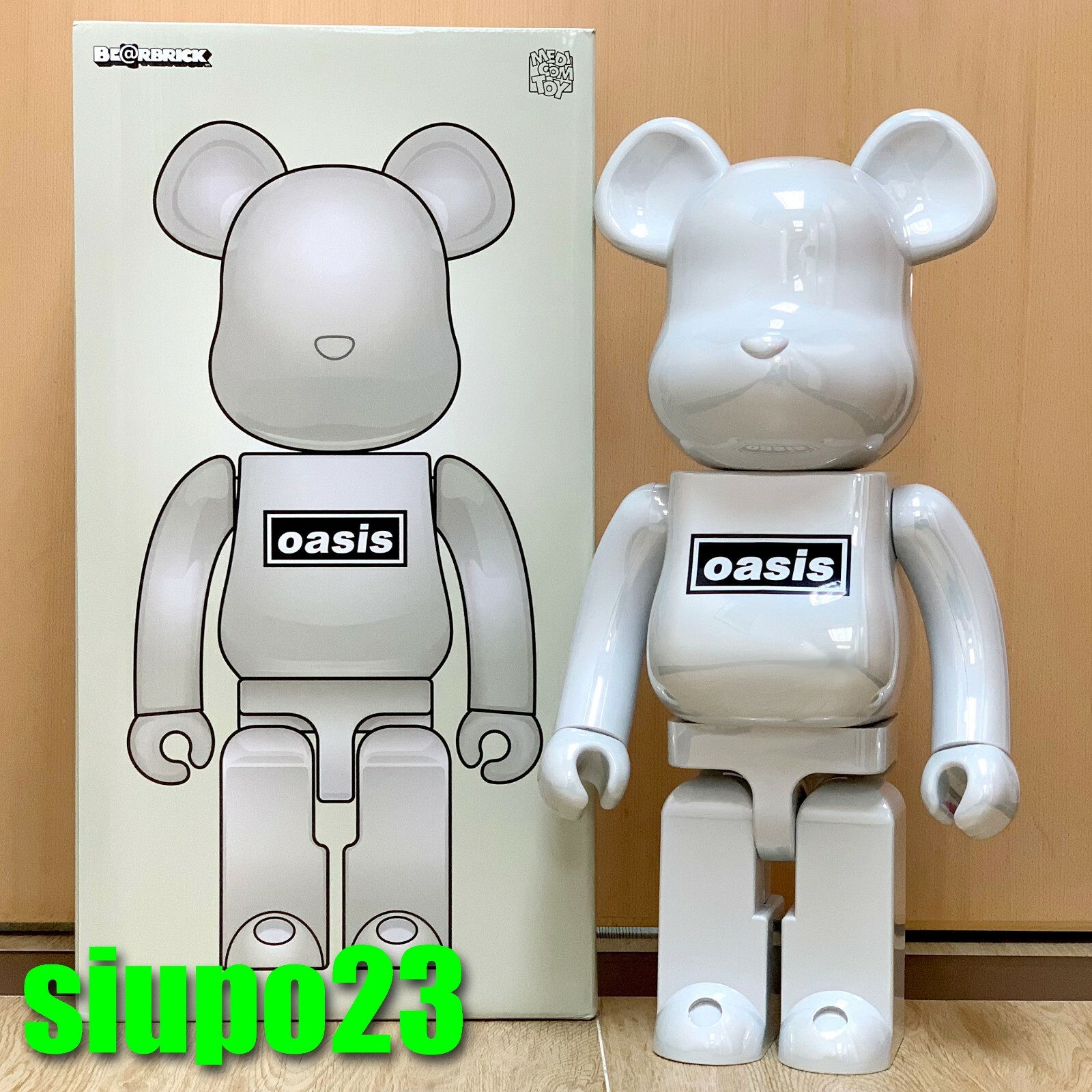 その他 BE@RBRICK oasis White Chrome 1000% MEDICOM TOY - BE@RBRICK