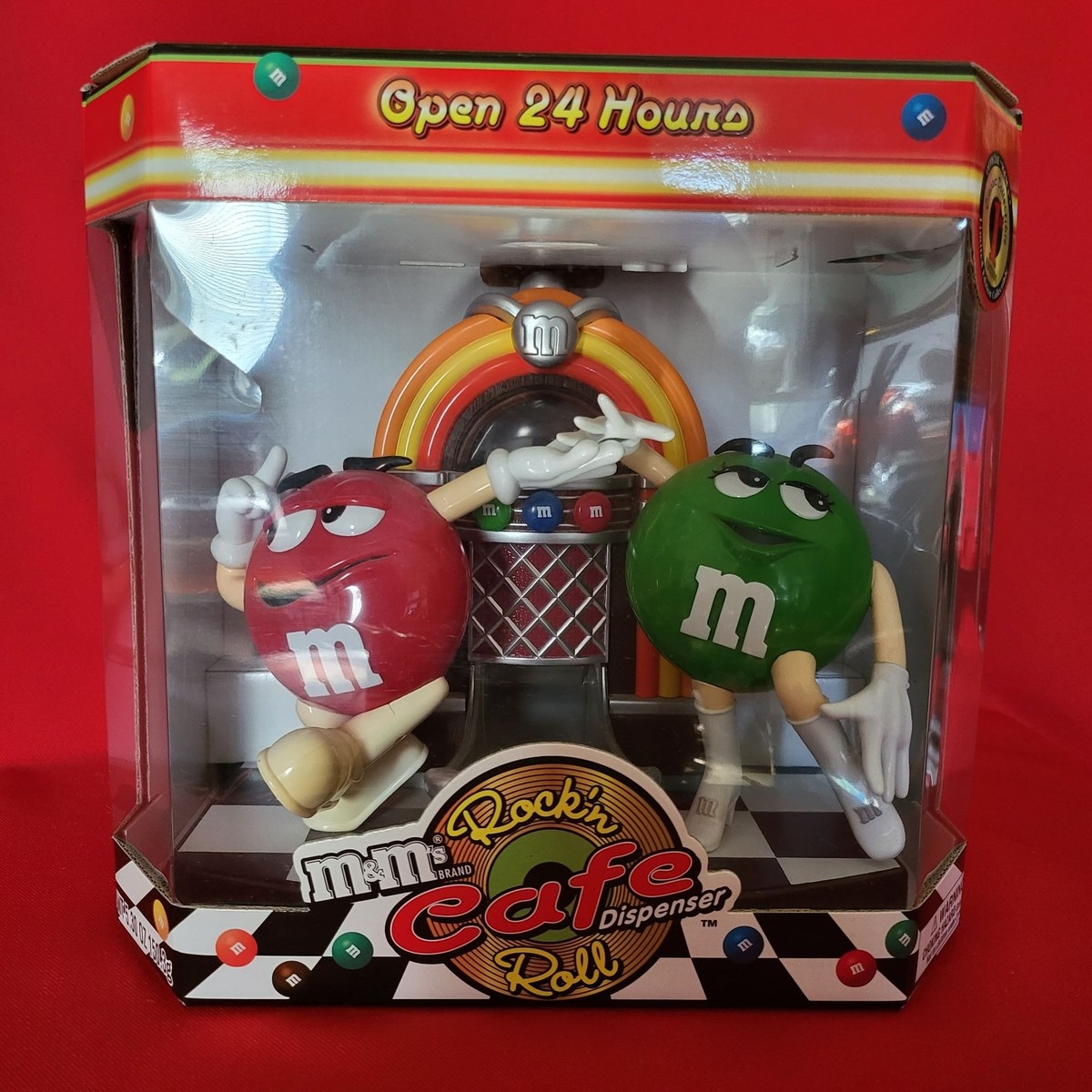 M & M Rockin Cafe Roll Candy Dispenser First Limited Edition | eBay