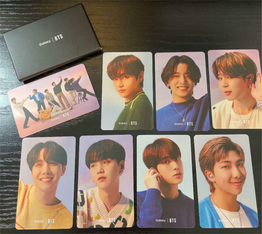 BTS Samsung Galaxy JAPAN Limited Official Photocard set Bangtan