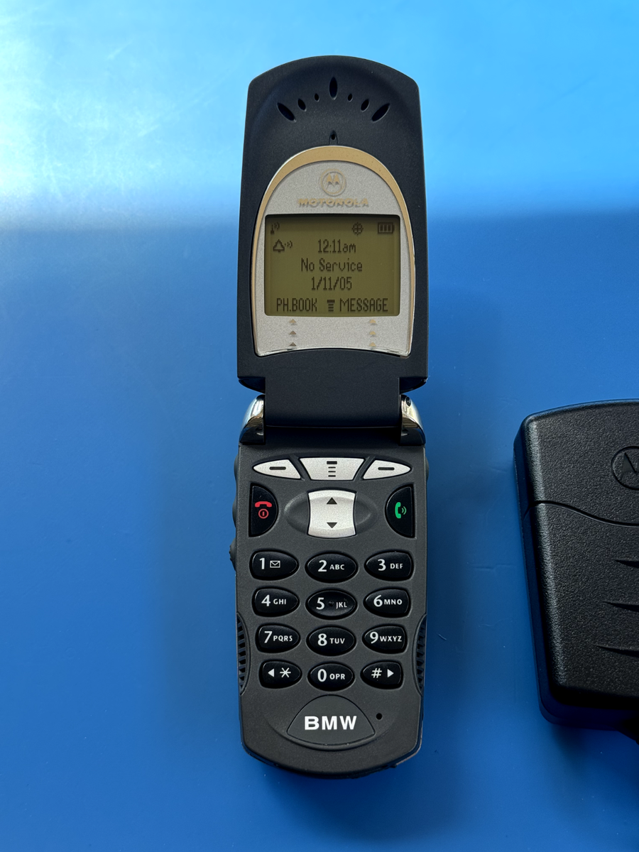 BMW Motorola V60s H/W 4.0 Flip Phone, CDMA Verizon, RARE, Tested