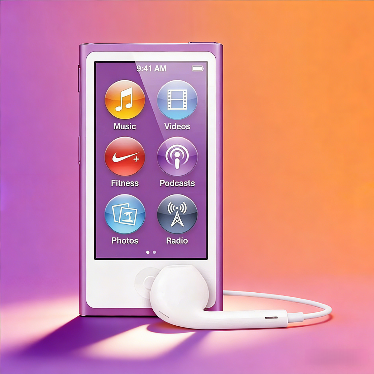 Apple iPod Nano 7th Generation 16GB MP3 Player - Purple for sale