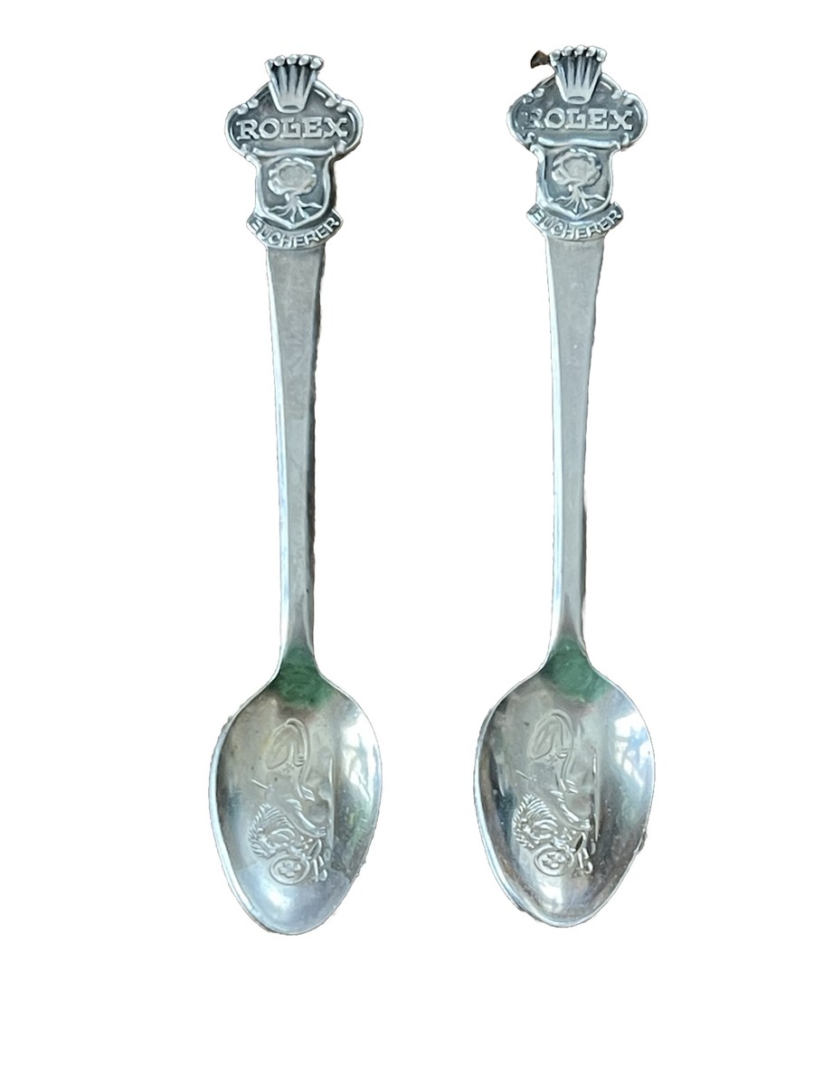 Vtg. Rolex Bucherer Of Switzerland CB 6.9 Souvenir Spoon