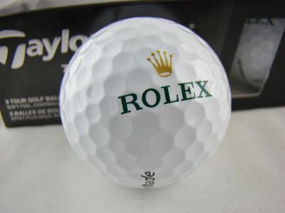 ゴルフボール ROLEX ロゴ入り 12個 Taylor Made 非売品 ゴルフボール