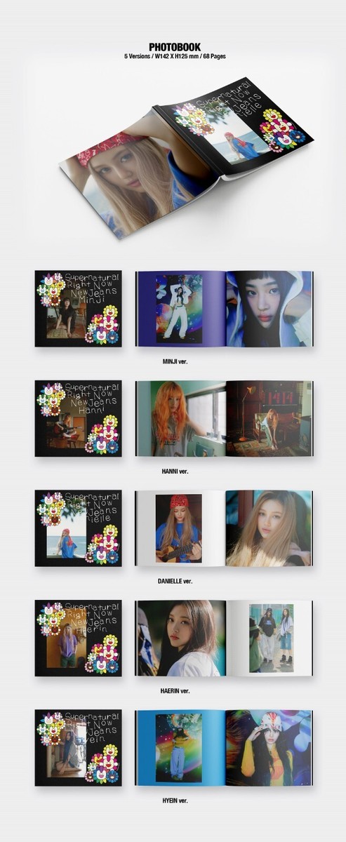 NewJeans Album Supernatural NJ X MURAKAMI Cross Bag MINJI Ver. CD+