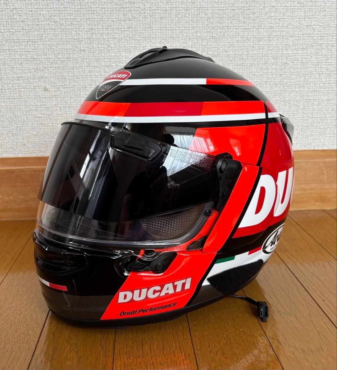 DUCATI CORSE SBK5 ARAI FULL FACE HELMET VECTOR-X L size 59~60cm N