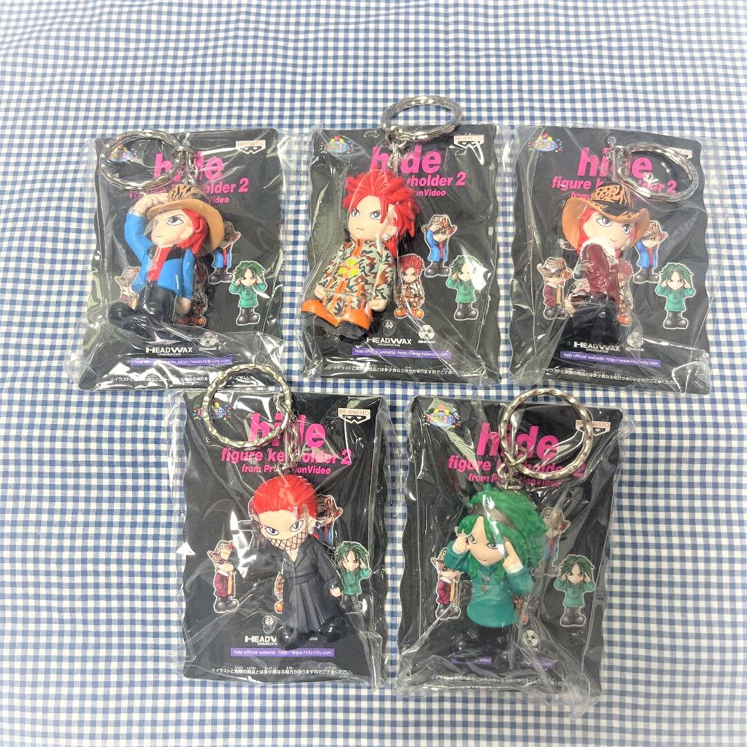 hide X JAPAN figure keychain 2 complete set of 5 NEW F/S | eBay