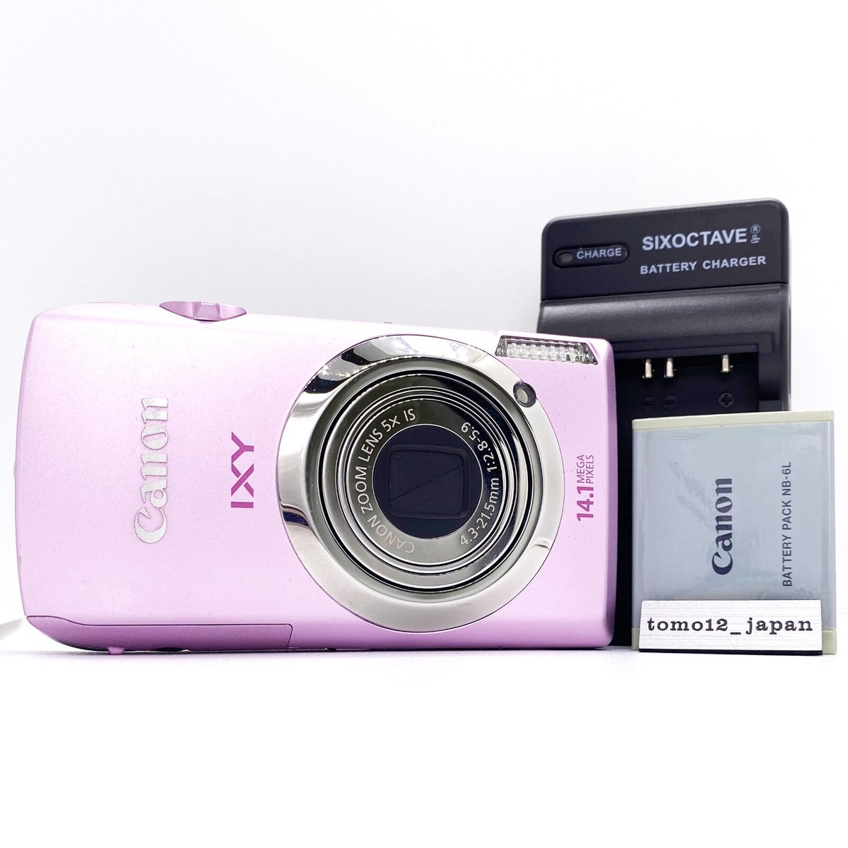 Canon IXY 10S Pink PowerShot SD3500 IS DIGITAL ELPH IXUS 210 5x