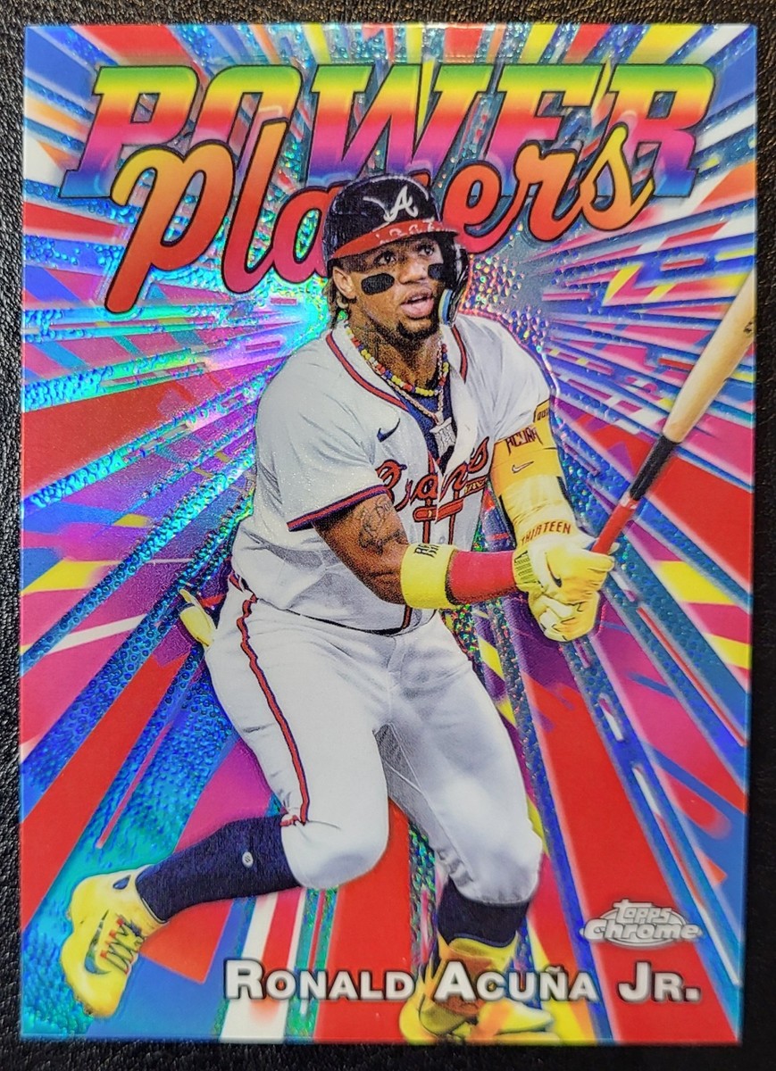 RONALD ACUÑA JR 2025 Topps Chrome POWER PLAYERS INSERT #PP-7