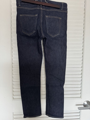 SAINT LAURENT D02 Dark Blue Stretch Cotton Jeans - Skinny-Fit Size