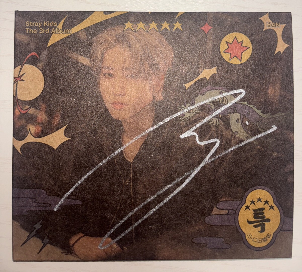 STRAY KIDS [5-Star] HAN Autographed Signed Digipack Album MINT