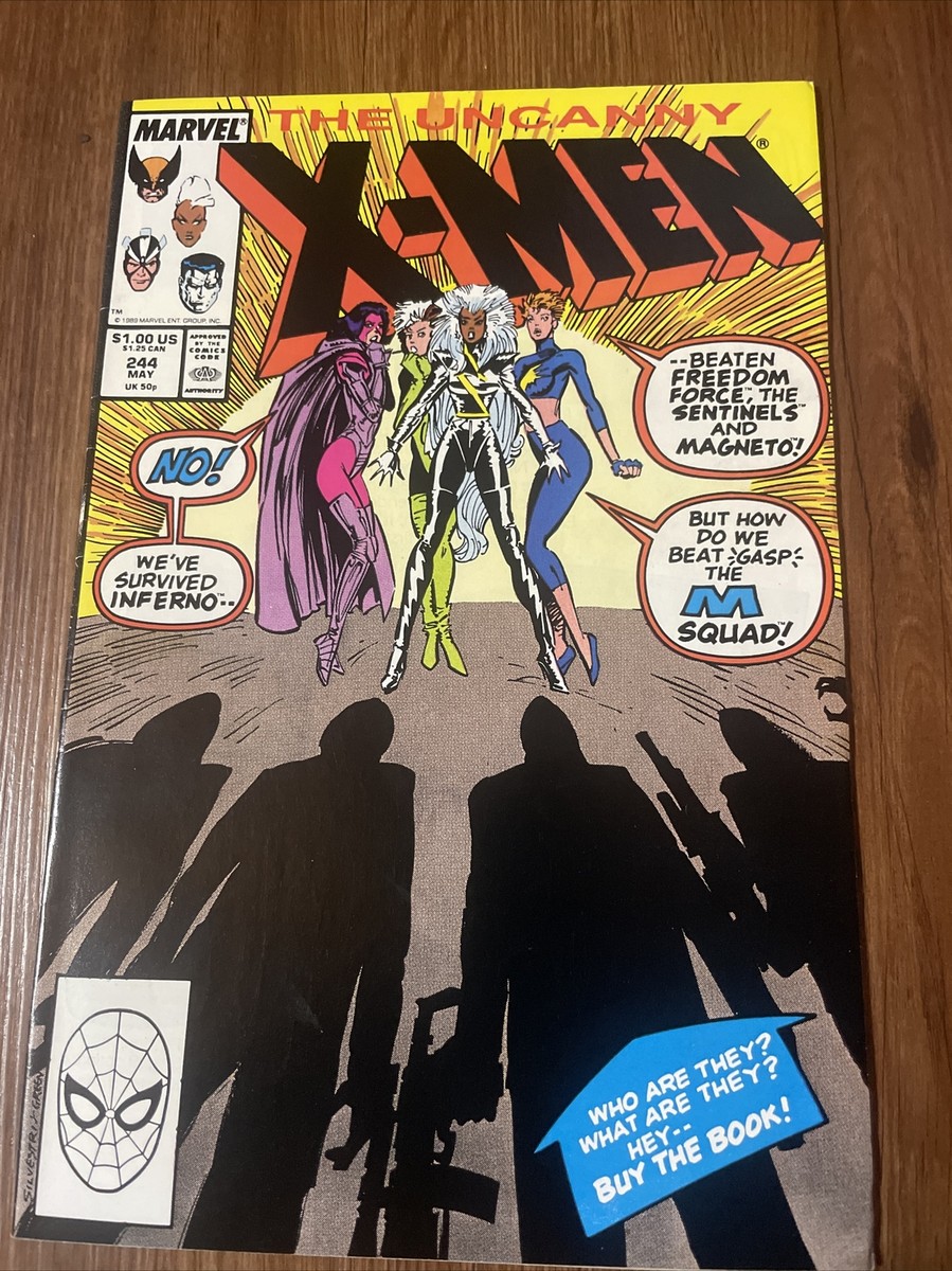 Uncanny X-Men #244 (May 1989, Marvel) 1st appearance of Jubilee NM