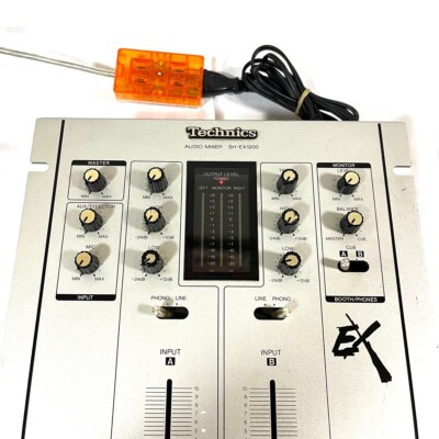 Technics SH-EX1200 DJ Audio Mixer 青 [希少] technics sh-ex1200