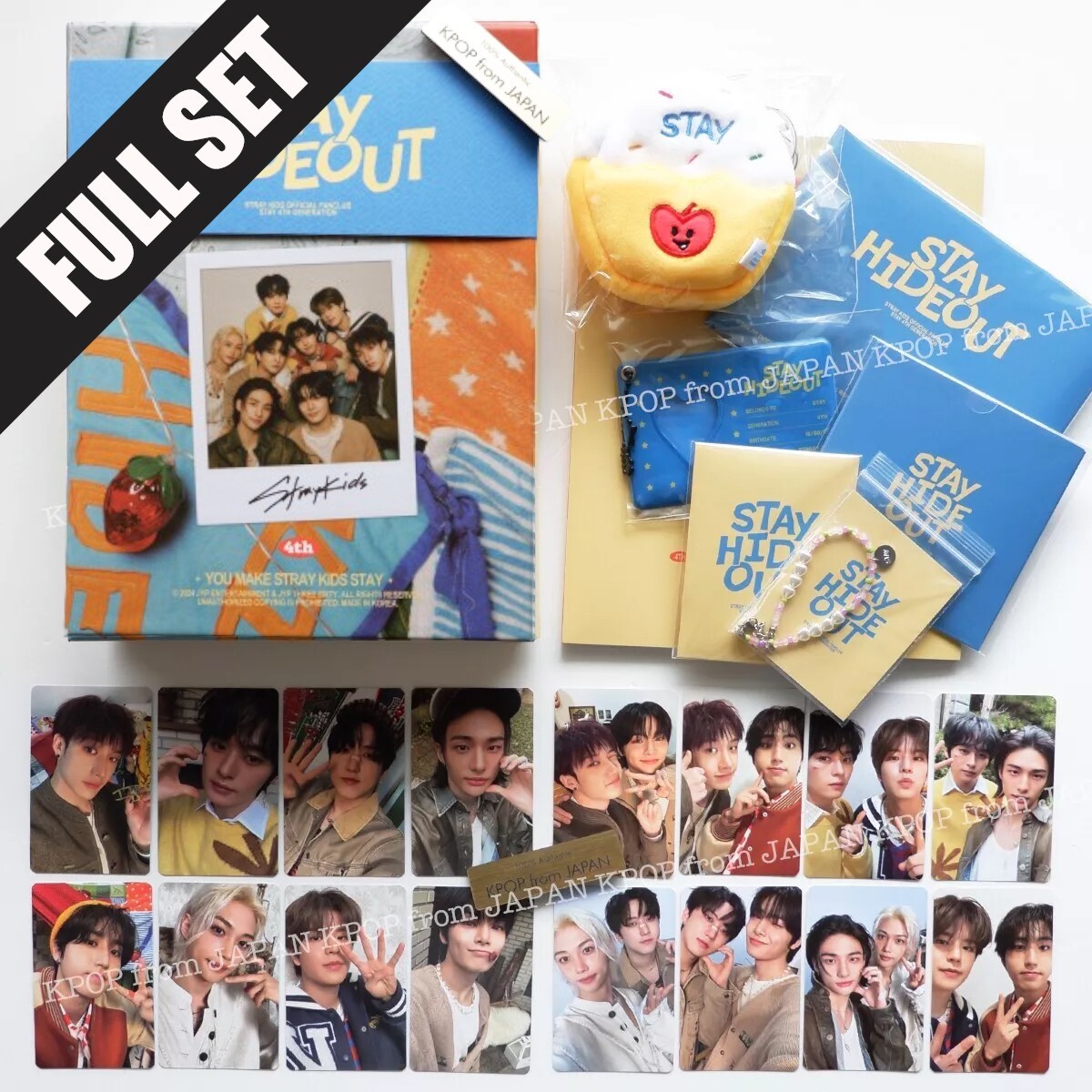 Stray Kids 4th Membership Welcome Kit FULL set Official Fanclub