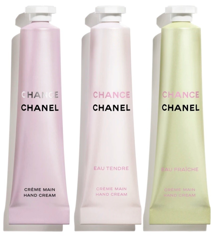 3x20 ml. Chanel Chance Hand Cream Set Limited Edition 2024 +