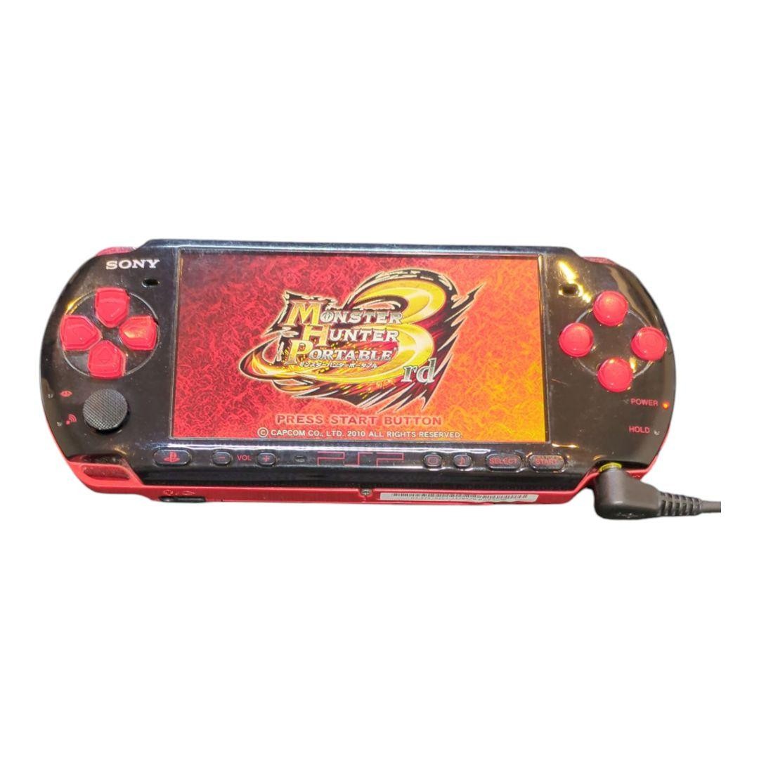 PSP Operation Confirmed Limited Edition Psp-3000 Black Red Japan