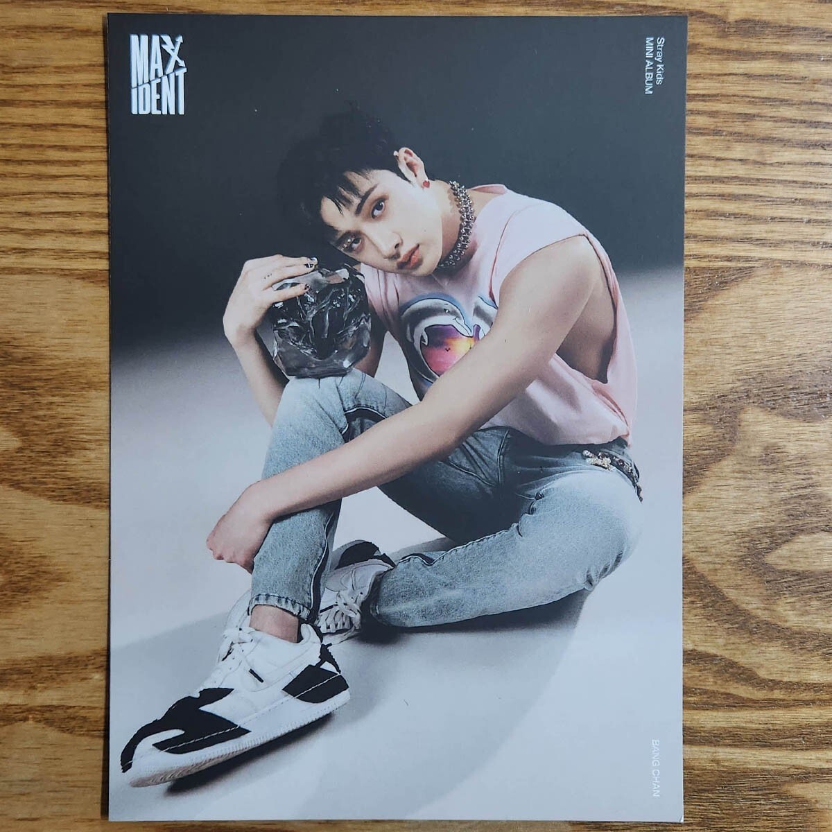 Bang Chan Official Mini Poster Stray Kids Mini Album Maxident